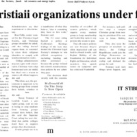 Christian Organizations Under Fire